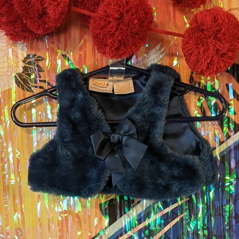 Truly Scrumptions Fuzzy Vest - Size 9 mos.